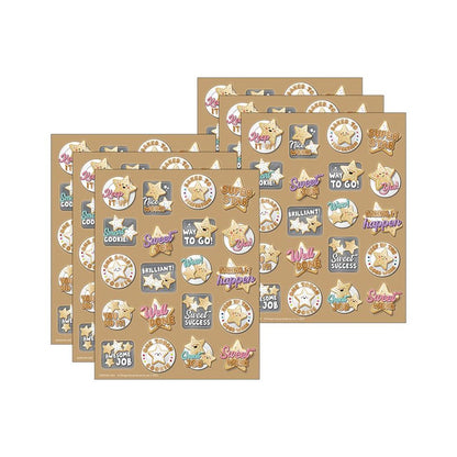 Star Cookies Sugar Cookie Scented Stickers, 80 Per Pack, 6 Packs