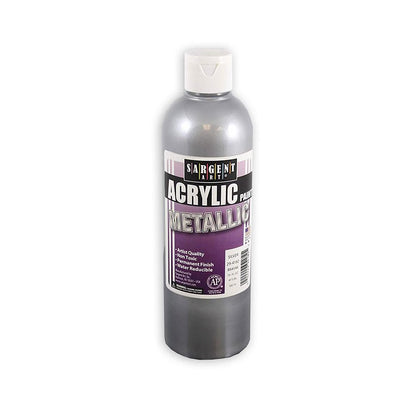 Metallic Acrylic Paint, 16 oz, Silver
