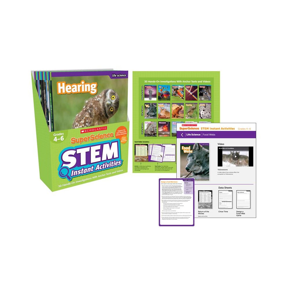 SuperScience STEM Instant Activities, Grades 4-6