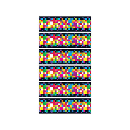 Pixels Bolder Borders, 35.75 Feet Per Pack, 6 Packs