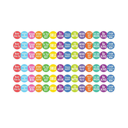 Colorful Positive Sayings Border Trim, 35 Feet Per Pack, 6 Packs