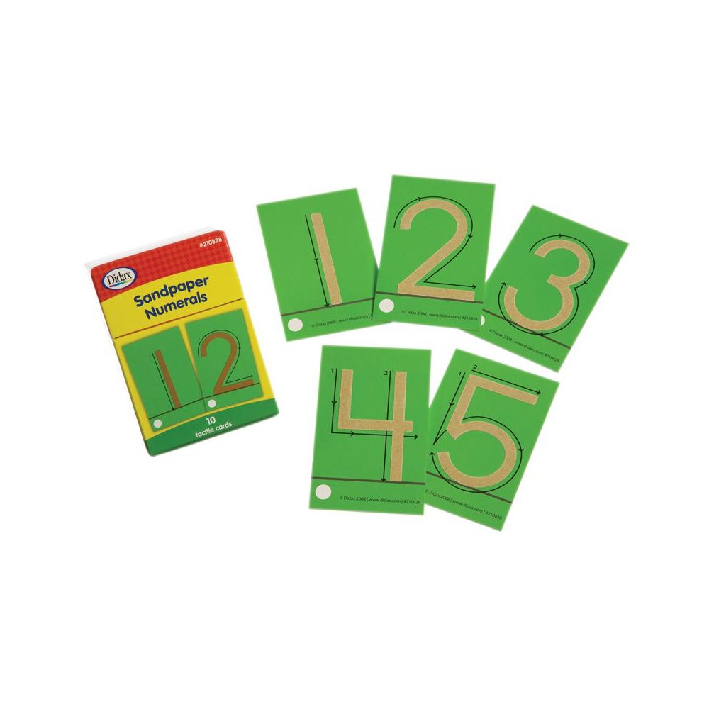 TACTILE SANDPAPER NUMERALS
