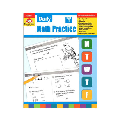 Daily Common Core Math Practice, Grade 1