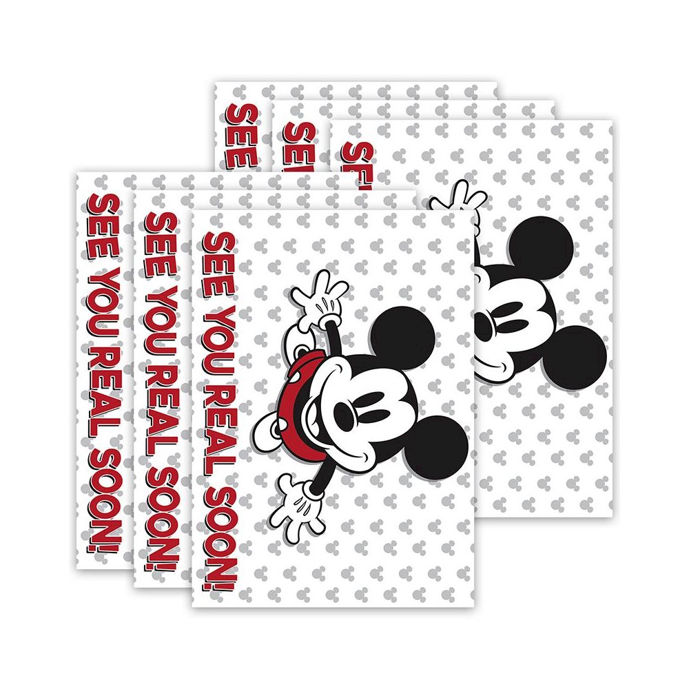 Mickey Mouse Throwback See You Real Soon Teacher Cards, 36 Per Pack, 6 Packs