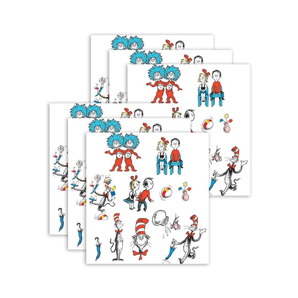 Cat in the Hat Characters 2-Sided Deco Kit, 6 Kits