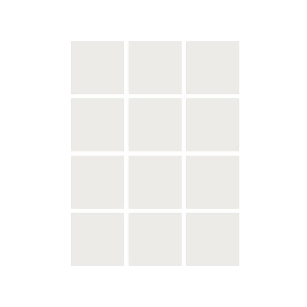 Dry Erase Stickables with Dry Erase Marker, White, 3" x 3", 12 Per Pack, 4 Packs