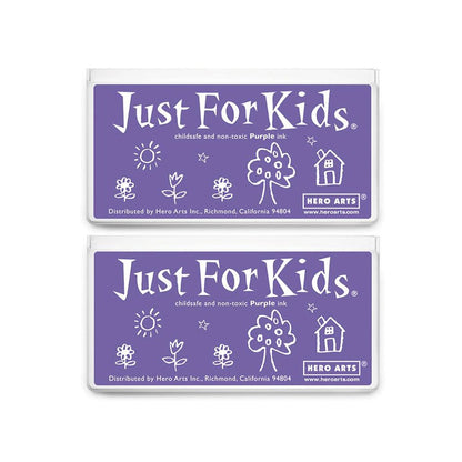 Jumbo Just for Kids Stamp Pad, Purple, Pack of 2