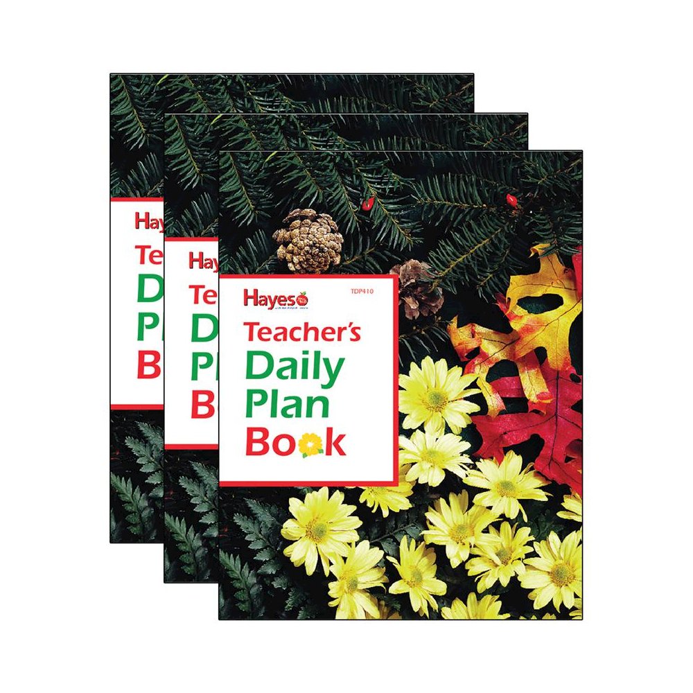 Teacher's Daily Planner, Pack of 3