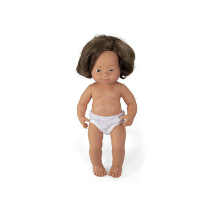 Anatomically Correct 15" Baby Doll, Down Syndrome Caucasian Girl