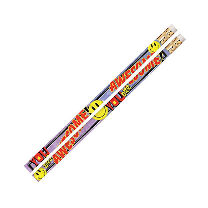 You Are Awesome Motivational Pencils, 12 Per Pack, 12 Packs
