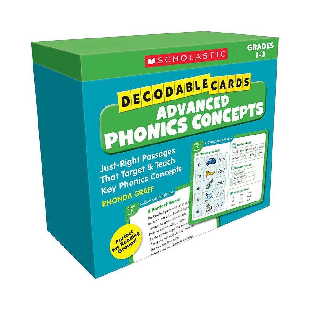 Decodable Cards: Advanced Phonics Concepts