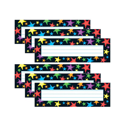 Gel Stars Desk Toppers Name Plates, 36 Per Pack, 6 Packs
