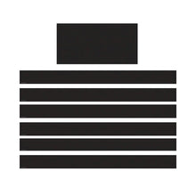 Black Straight Border Trim, 35 Feet Per Pack, 6 Packs