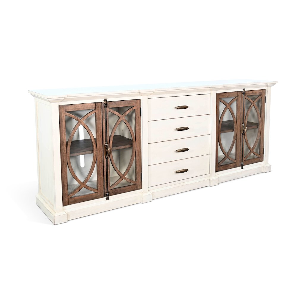 90" Media Console
