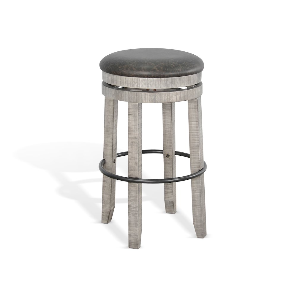 Bar Swivel Stool, Cushion Seat (Set of 2)