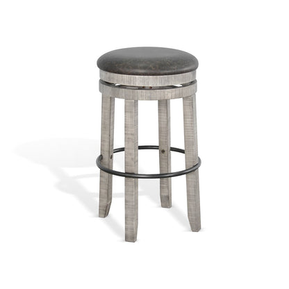 Bar Swivel Stool, Cushion Seat (Set of 2)