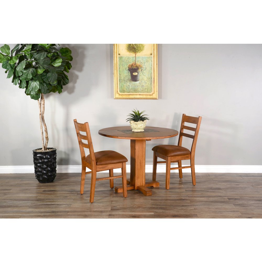 Drop Leaf Round Dining Set
