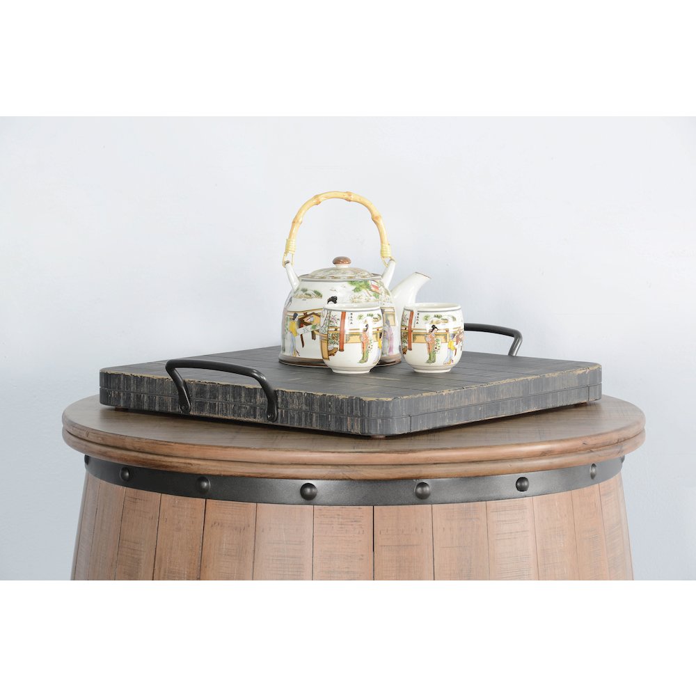 Black Sand Ottoman Tray