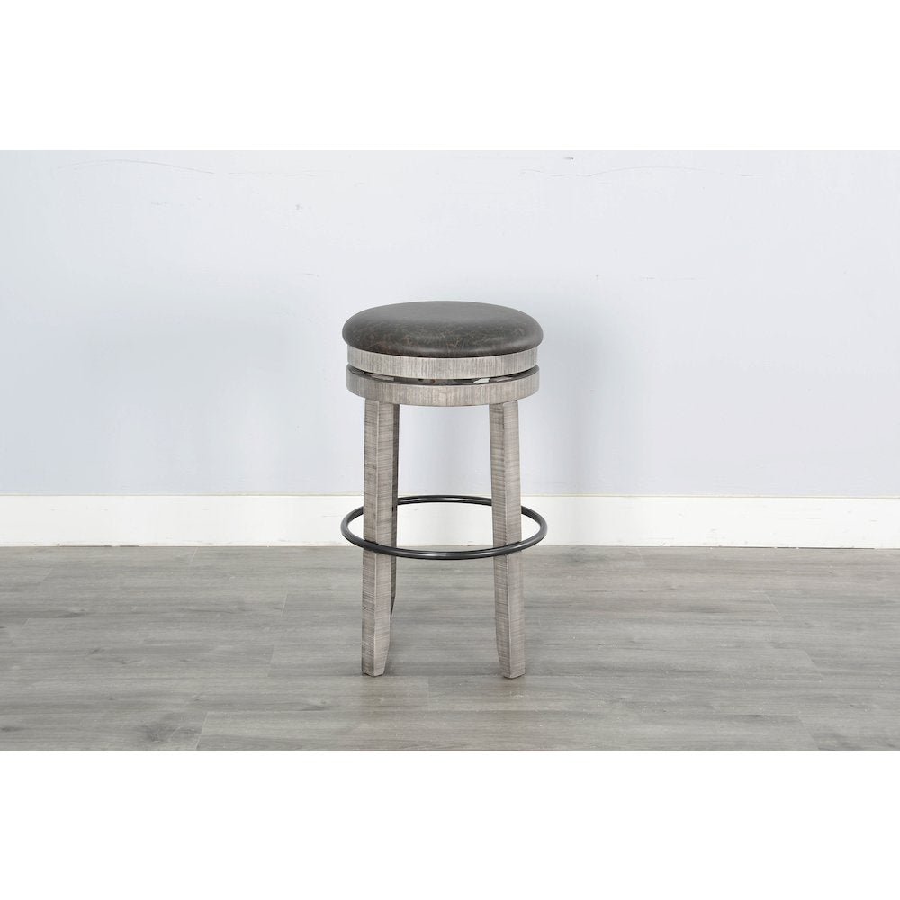 Bar Swivel Stool, Cushion Seat (Set of 2)