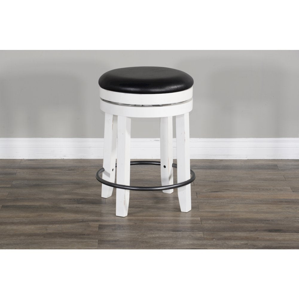 Counter Swivel Stool, Cushion Seat (Set of 2)