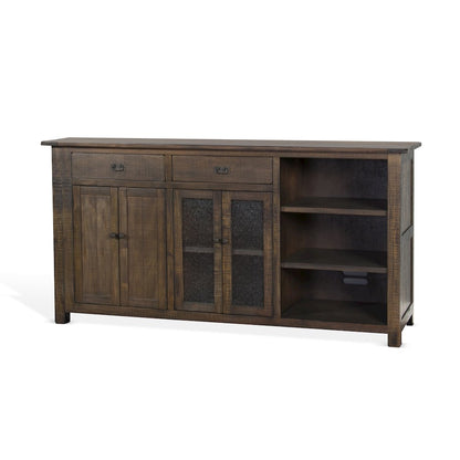 80" Transitional Wood Buffet