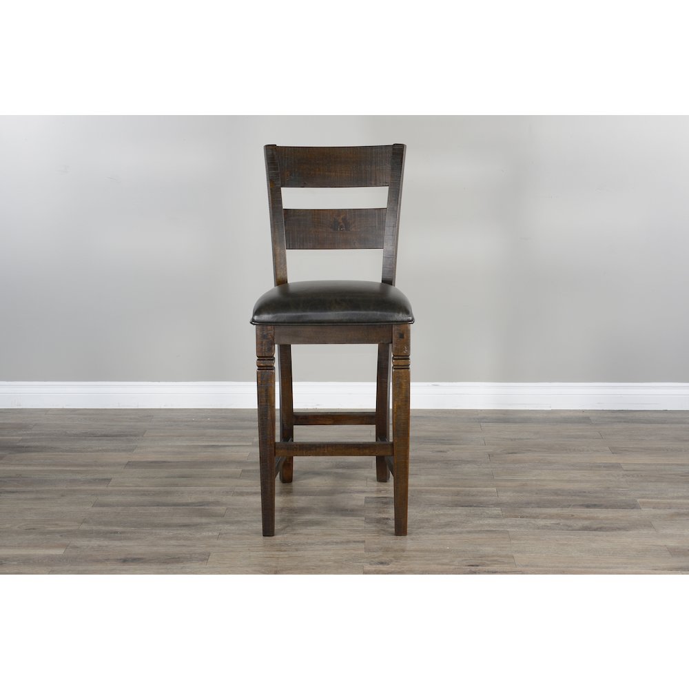 Bar Homestead Ladderback Barstool, Cushion Seat (Set of 2)