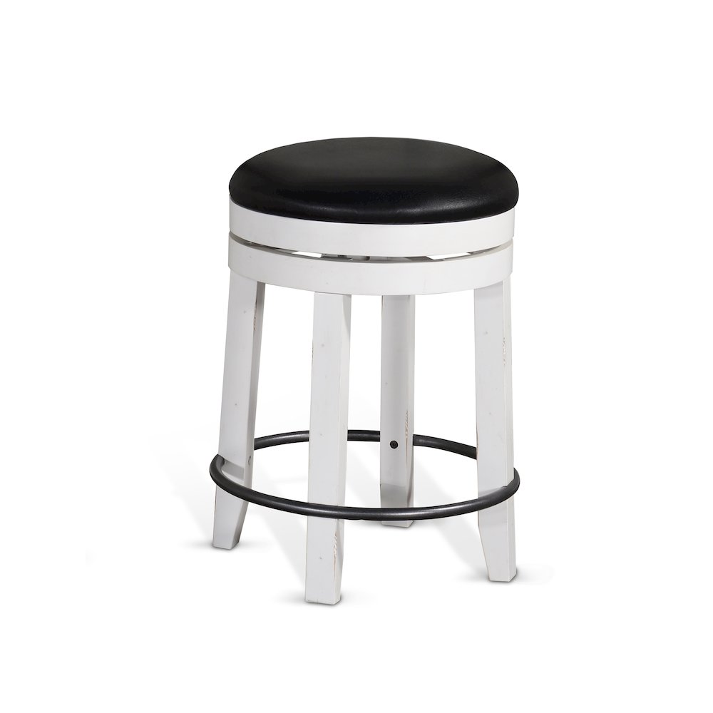 Counter Swivel Stool, Cushion Seat (Set of 2)
