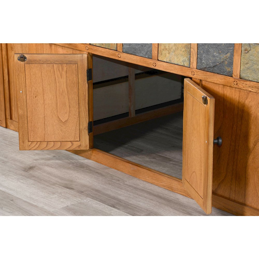 Eastern King Storage Bed with Slate