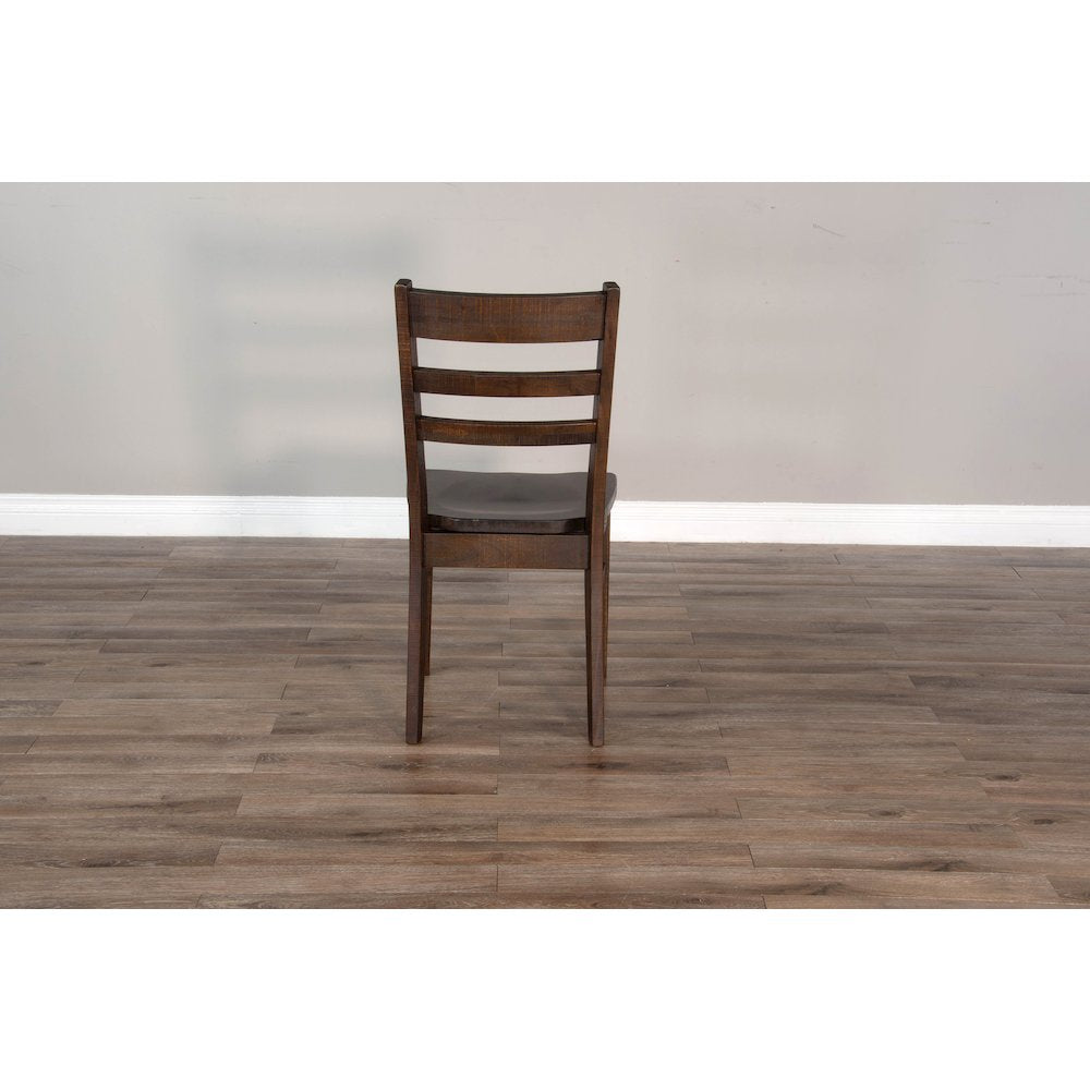 Ladderback Chair, Wood Seat (Set of 2)