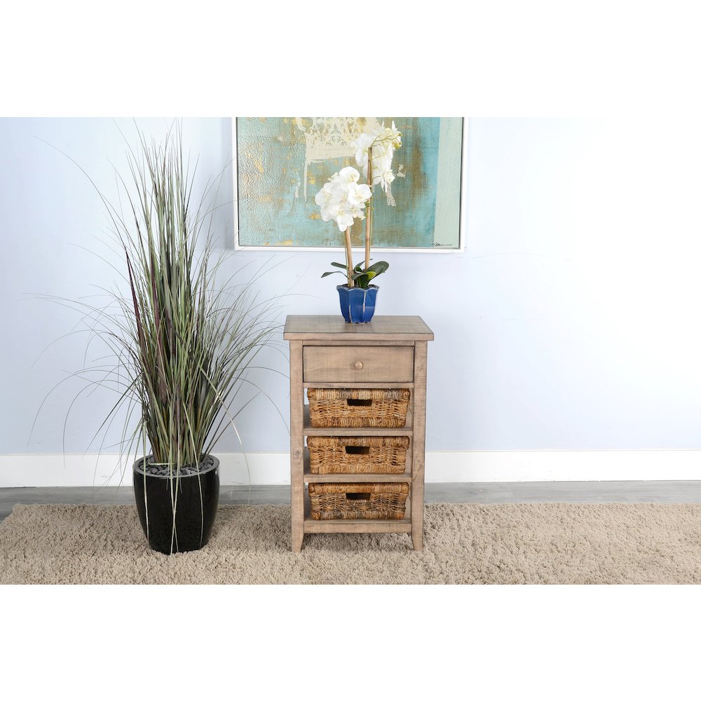 Beach Pebble Storage Table