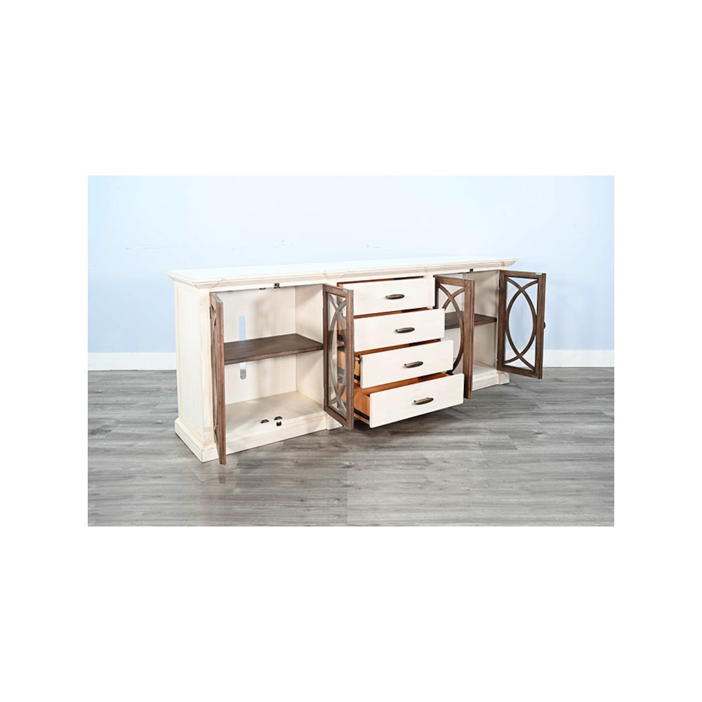 90" Media Console