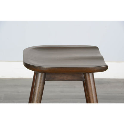 Counter Stool with Saddle Seat