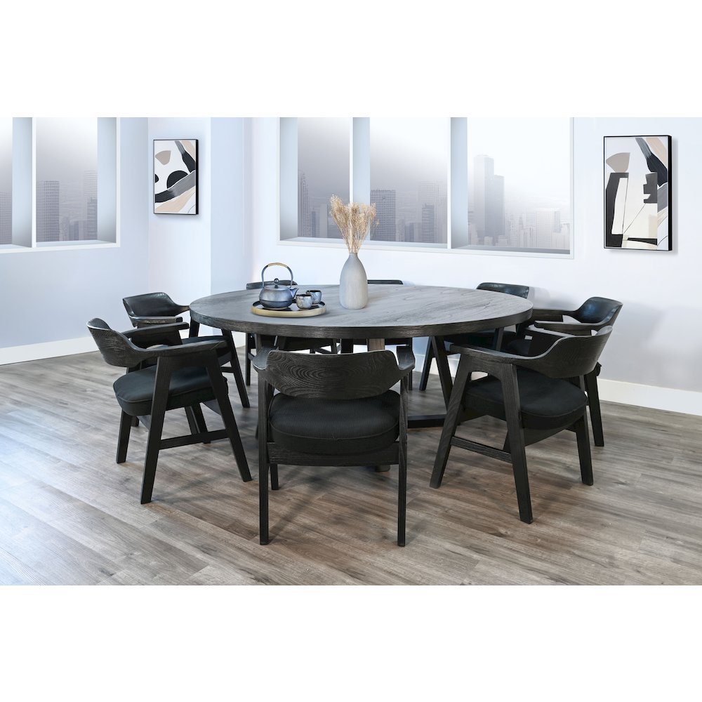 Mia Large Round Dining Set