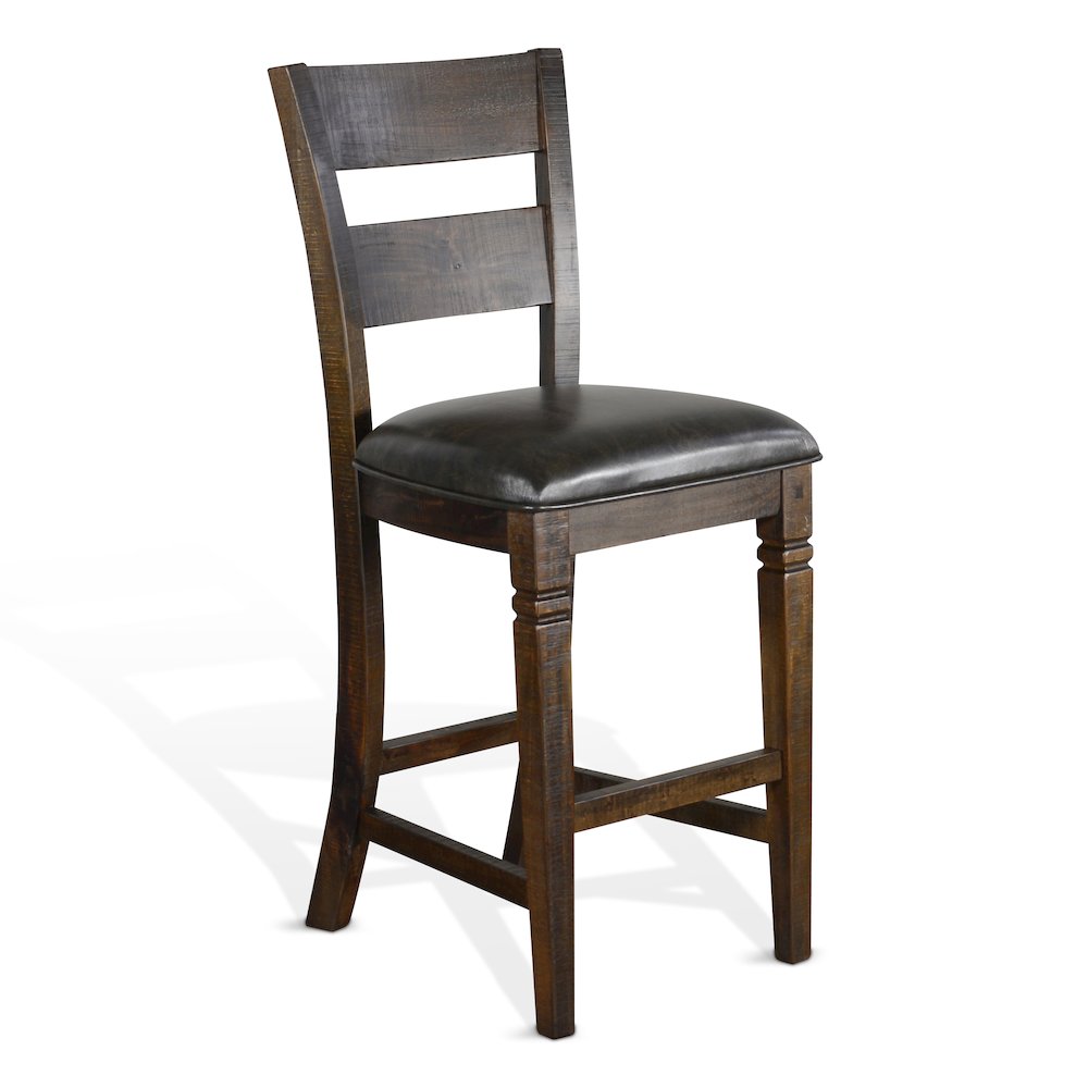 Bar Homestead Ladderback Barstool, Cushion Seat (Set of 2)