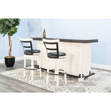 78" Farmhouse Wood Home Bar Set