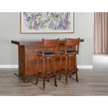 78" Farmhouse Wood Home Bar Set