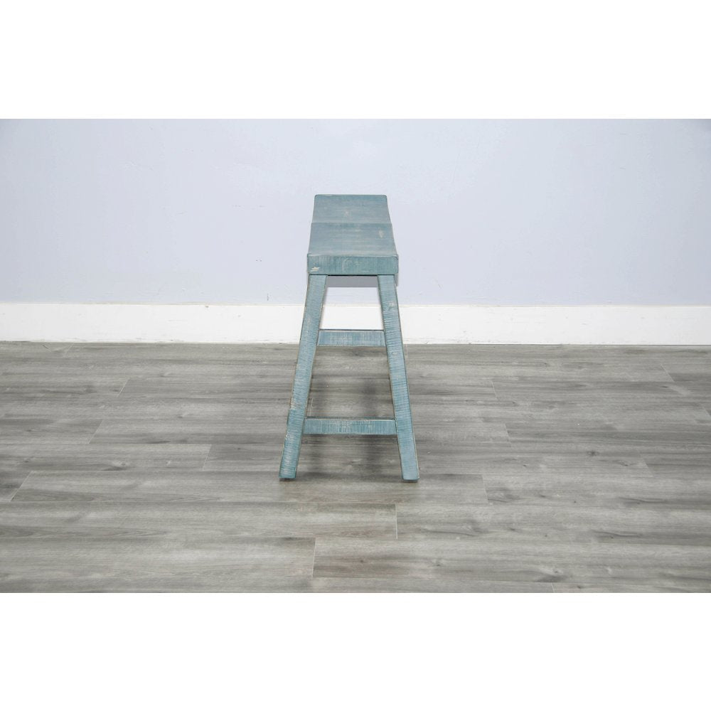 Counter Carriage House Crossback Barstool, Wood Seat