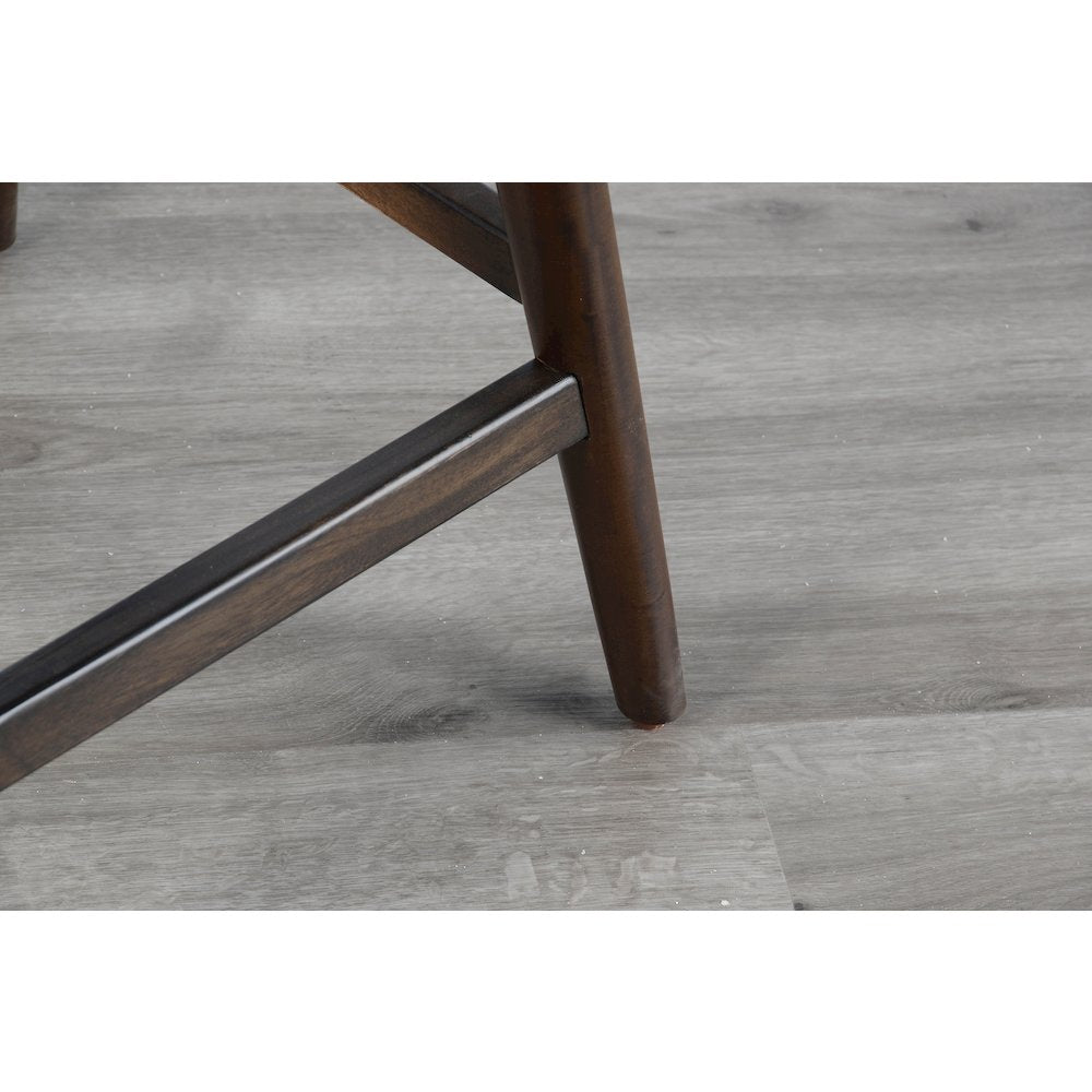 Counter Stool with Saddle Seat