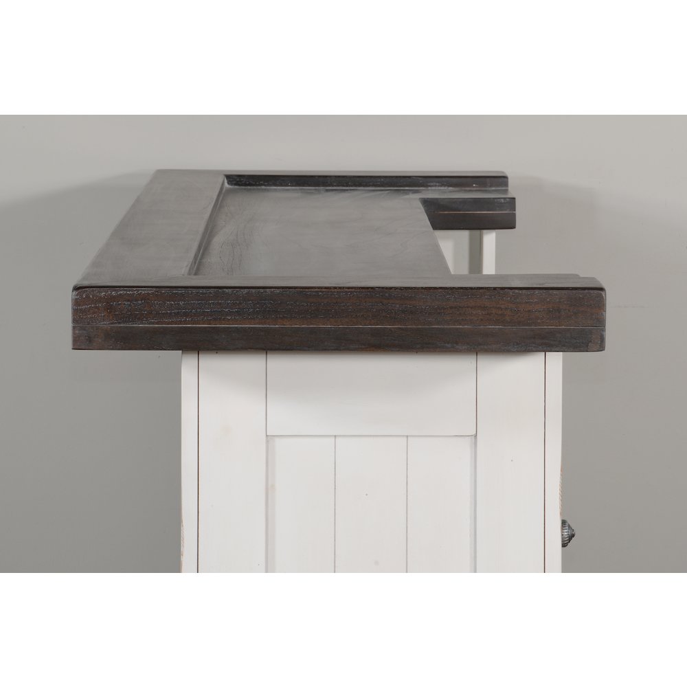 78" Farmhouse Wood Home Bar Set