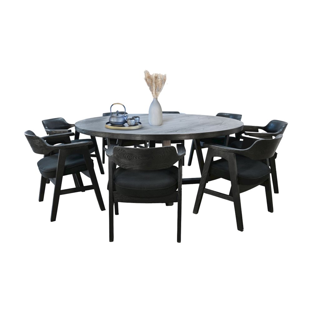 Mia Large Round Dining Set