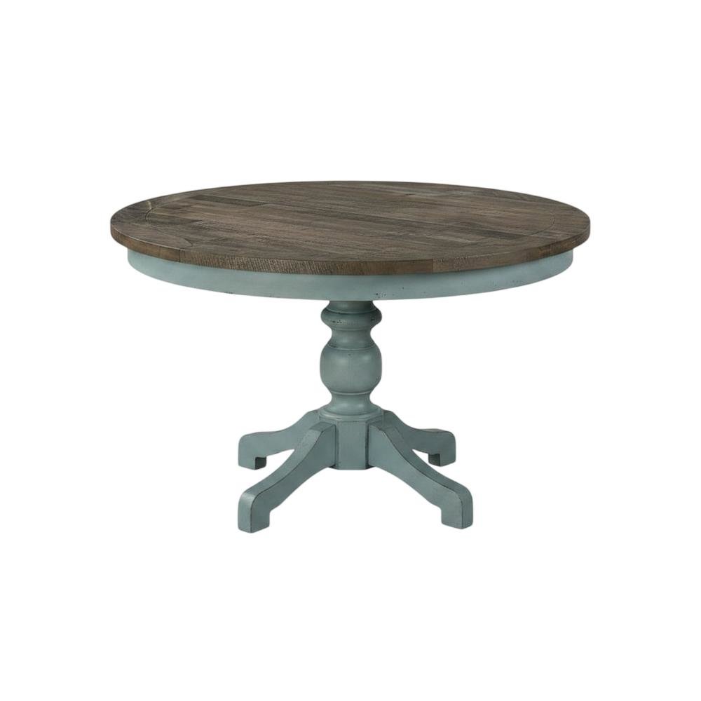 Round Dining Table Set with Cross-Back Chairs, Stylish and Durable