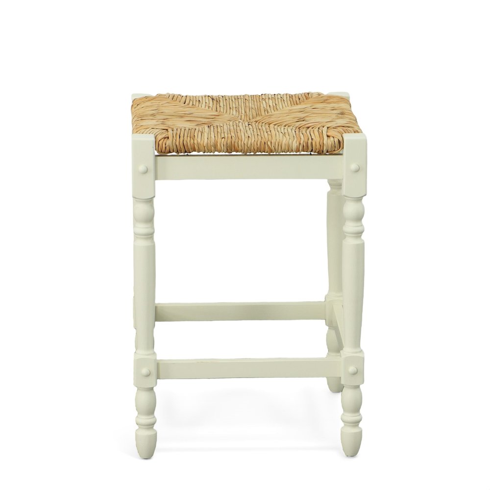 Hawthorne Bar Table with 2 Counter Stools - Antique White
