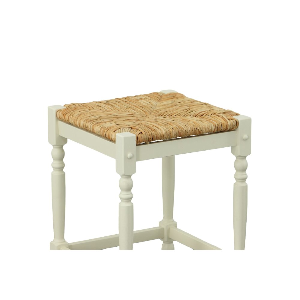 Hawthorne Bar Table with 2 Counter Stools - Antique White