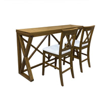 Taylor Flip Top Bar Table with 4 Counter Stools - Golden Oak