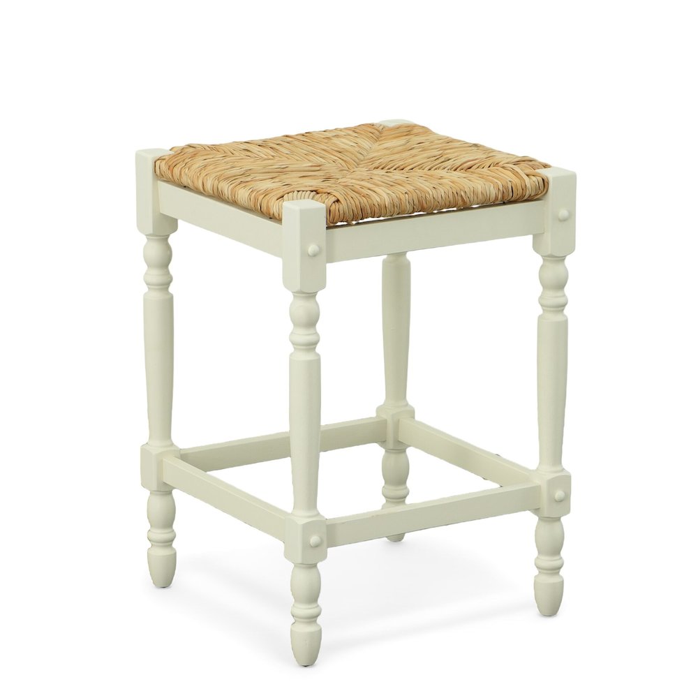 Hawthorne Bar Table with 2 Counter Stools - Antique White