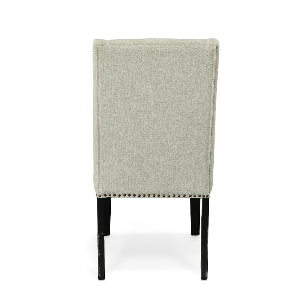 Laurant Upholstered Dining Chair - Set of 2 - Espresso - Fawn Upholstery