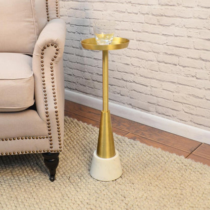 Barclay Small Drink Table - Gold