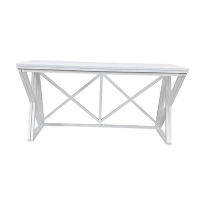 Taylor Flip Top Bar Table with 4 Counter Stools - Antique White