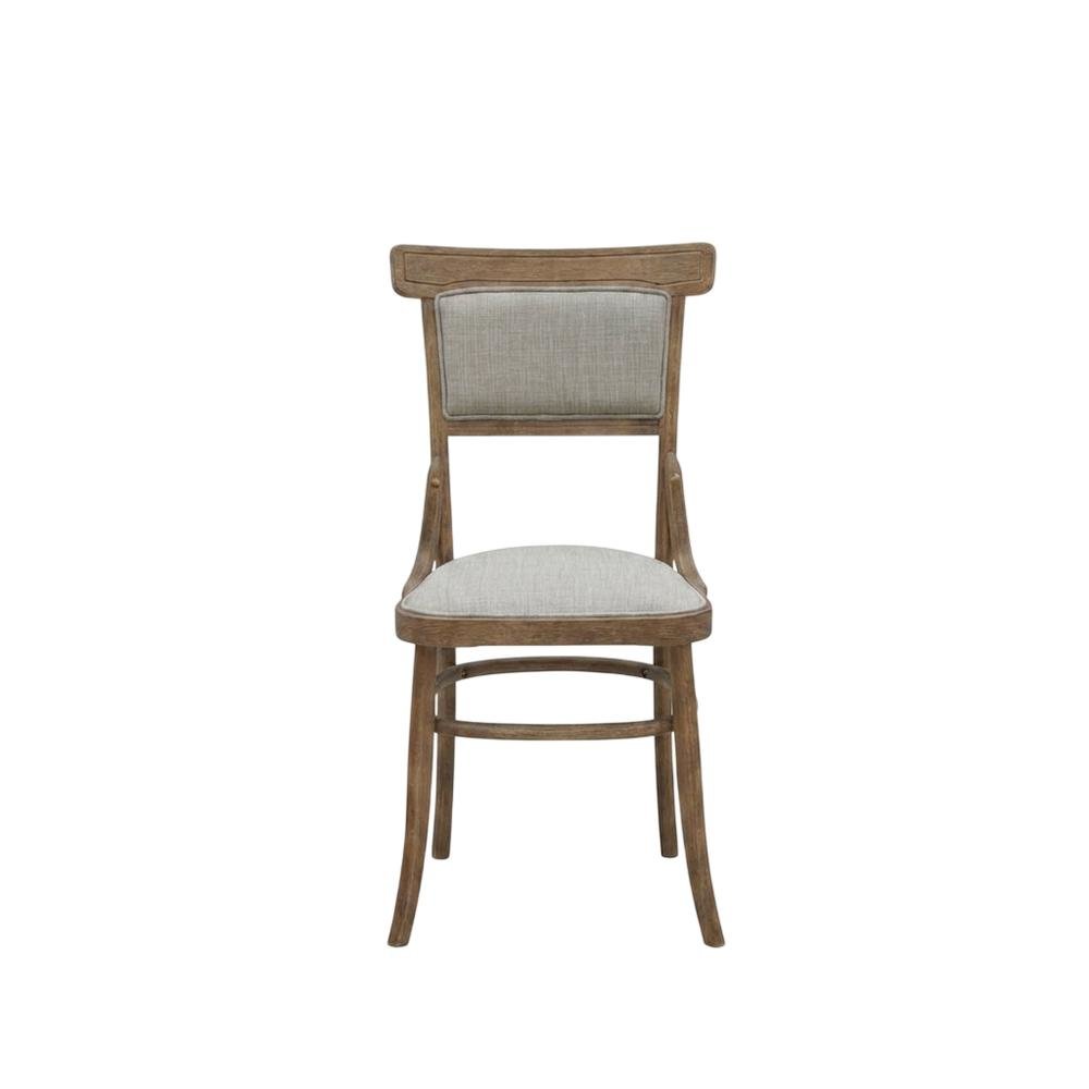 Rubberwood Linen Dining Chairs, Dining Room, Vintage Honey, Linen, Set of 2