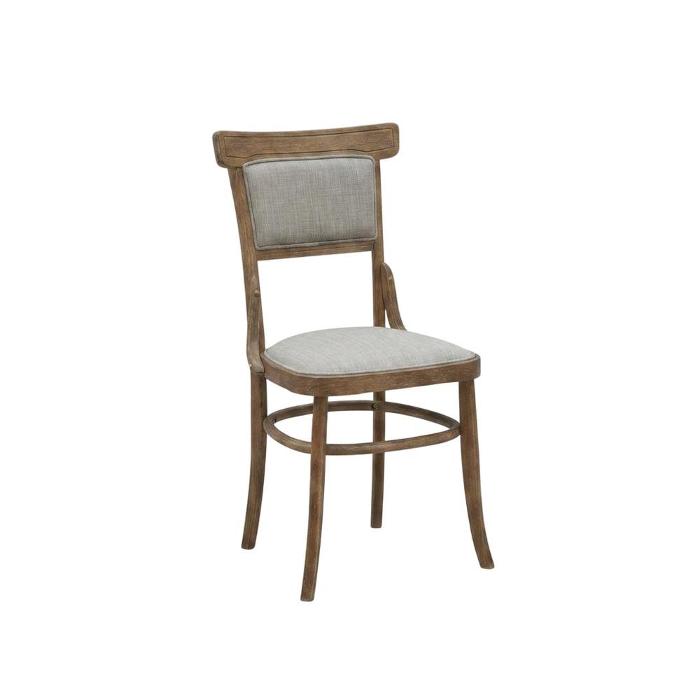 Rubberwood Linen Dining Chairs, Dining Room, Vintage Honey, Linen, Set of 2